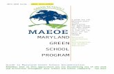 Guide to Maryland Green School Documentation - …€¦ · Web viewStudents create a poster campaign to encourage healthy eating choices while promoting the school’s garden and