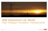 ABB Switzerland Ltd, Micafil High Voltage Insulation ......November 14, 2011| Slide 12 . Cast Epoxy Insulators References . Gas Insulated Switchgear Manufacturer Hyunday / Korea Siemens