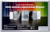 Çeşit çeşit buzdolabı, birisi mutlaka müşterinizin ihtiyacı!media3.bsh-group.com/Documents/MCDOC02355448_URUN...Sistemleri HydroPlus / CrisperPlus / Sebzelik Sebzelik Sebzelik