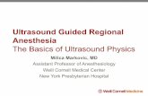 Ultrasound Guided Regional Anesthesia · Ultrasound Guidance for Regional Anesthesia Allows the operator – to see neural structures (as well as vascular, lung bowel) – guide the
