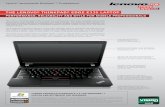 The Lenovo® ThinkPad® edge e335 LaPToP€¦ · The Lenovo® ThinkPad® edge e335 LaPToP ... midnight black or heatwave red soft-touch top cover offers a stylish look and feel. Enhanced