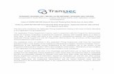 TRANSSEC PROPRIETARY LIMITED (TO BE RENAMED TRANSSEC …€¦ · Stock Code TRAB1 49. Financial Exchange JSE 50. Dealer(s) The Standard Bank of South Africa Limited 51. Method of