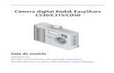 Câmera digital Kodak EasyShare C530/C315/CD50...NOTA: As fotos capturadas com a configuração de qualidade de 4,4 MP (3:2) são exibidas na proporção 3:2 com uma faixa preta na