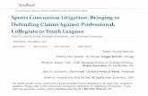 Sports Concussion Litigation: Bringing or Defending Claims …media.straffordpub.com/products/sports-concussion... · 2017-12-06 · issue is whether the Discovery Rule tolls the