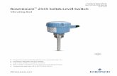 Product Data Sheet: Rosemount 2535 Solids Level …...Product Data Sheet 00813-0100-2535, Rev AB April 2020 Rosemount 2535 Solids Level Switch Vibrating Rod Compact level switch with