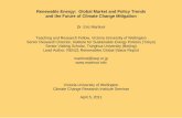 Renewable Energy: Global Market and Policy Trends and the … … · Renewable Energy: Global Market and Policy Trends and the Future of Climate Change Mitigation Dr. Eric Martinot