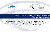 Competitive Interaction between Airports, Airlines and ... · services is complementary to the demand for aeronautical services. Furthermore, for at least some non‐aeronautical