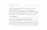 A Benamou-Brenier formulation of martingale optimal transport · 2019-01-15 · Submitted to Bernoulli arXiv: arXiv:1707.01493 A Benamou-Brenier formulation of martingale optimal