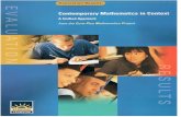 Core-Plus Mathematics Project · Contemporary Mathematics in Context A Unified Approach from the Core-Plus Mathematics Project EVERYDAY LEARNING . CPMP Evaluation Results At a Glance