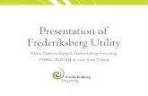 Presentation of Frederiksberg Utility - DBDHdbdh.dk/wp-content/uploads/Presentation-of... · Presentation of Frederiksberg Utility Elena Markova Kappel, Frederiksberg Forsyning PGNiGTERMIKA,