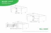 Assembly Guide - Wren Kitchens · BASE UNIT 800 1000 ae e Assembly Guide Page 1 For Internal Use FI.WR.INS.023WIN00105BASEAdjCnr00 -10002DrRev4.indd (F) x12 Wooden Dowel (G) x8 Cam