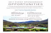 2017 EVENT SPONSORSHIP OPPORTUNITIES...2017 EVENT SPONSORSHIP OPPORTUNITIES CRN’s Day of Science OCT. 18, 2017 CRN’s Annual Symposium for the Dietary Supplement Industry OCT. 18–21,
