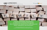UNODC TRAINING MATERIALS on elements of family therapy for ... · Broken/dysfunctional families Family history of drug use or mental illness Personality factors (e.g., sensation ...