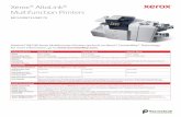 Xerox AltaLink Multifunction Printers · PDF file 2020-07-09 · Xerox® AltaLink® Multifunction Printers B8145/B8155/B8170 AltaLink® B8100 Series Multifunction Printers are built