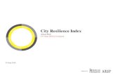 City Resilience Index - Circles of Climate · The City Resilience Framework comprises 12 indicators Collectively, they represent the immune system of a city; all must be pr\sent,