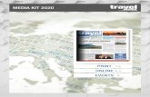 MEDIA KIT 2020 - aboutTravel · PUBLISHING HOUSE PRINT 2020 PUBLISHING HOUSE Publication TRAVEL INSIDE published since 1986, in French, every 14 days circulation of 2400 copies (Certified