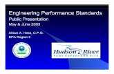Engineering Performance Standards Public Presentation May ... · Public Presentation May & June 2003 Alison A. Hess, C.P.G. EPA Region 2. Site Background zGE discharged PCBs into