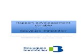 Rapport développement durable Bouygues Immobilier · PDF file durable Rapport développement durable Bouygues Immobilier Contributions environnementales et sociétales - ... Le calendrier
