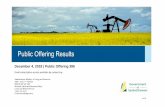 December , 2018 | Public Offering 386€¦ · Run Date: 12/7/2018 Ministry of Energy and Resources Public Offering Results December 04, 2018 Public Offering #386 Exploration Licence