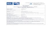 IEC 60950-1 Information technology equipment Safety Part 1 ... · Test Report issued under the responsibility of: TEST REPORT IEC 60950-1 Information technology equipment ... List