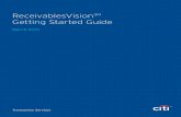 ReceivablesVisionSM Getting Started Guide€¦ · ReceivablesVision Quick Start Guide | Getting Started — Learn the Analytics Functionality Receivables Scorecard Definitions Reports:
