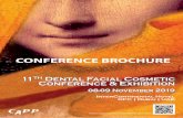 11DFCIC Conference Brochure - CAPPmea · 2019-10-30 · 3M Innovation Centre | DIC | Dubai | UAE IN-OFFICE CONTROL MANAGEMENT OF ORTHODONTIC CLEAR ALIGNERS 08 November 2019 | 09:00