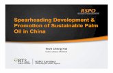 Spearheading Development & Promotion of Sustainable Palm ...rt9.rspo.org/ckfinder/userfiles/files/P1_3_Teoh_Cheng_Hai.pdf · Industry Associations China Chamber of Commerce for Import