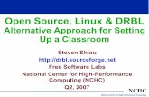 Open Source, Linux & DRBL · Free Software and Open Source • “Free Software” term author – Richard Stallman • “Open Source” term author – Eric Raymond • Richard
