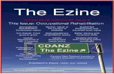The Ezine - CDANZ 20 2 Winter 2016/CDANZ... · Welcome to the Winter Ezine! Volume 20, Issue 2, Winter 2016 The theme is Occupational Rehabilitation, following the successful inaugural