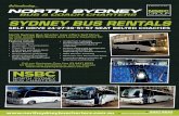 SELF DRIVE 24-27-39-51-57 SEAT BELTED COACHES · North Sydney Bus Charter now offers Self Drive on late model Mini Buses and Luxury Coaches for all occasions. Features include •