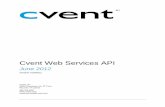Cvent Web Services API - Texan Onlinetexanonline.net/am-site/media/cvent-documentation.pdfCvent Web Services API June 2012 Version V200611 Cvent, Inc. 8180 Greensboro Dr, 9th Floor