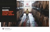 BACARDI: Transforming Culture for Global Growth€¦ · TRANSFORMING CULTURE FOR GLOBAL GROWTH. 2 A partnership created to rethink and reignite corporate culture. Bacardi is the world’s