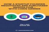 Michael Cyger: Chris Gimmer founded and grew his …...That's why you need David Weslow of Wiley Rein. Go search for David Weslow on DomainSherpa, watch his interview and you can see