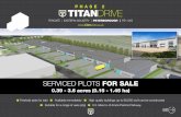 PHASE 2 TITANDRIVE - Savills · Suitable for a range of uses (stp) 0.5 miles to J5 Frank Perkins Parkway SERVICED PLOTS FOR SALE 0.39 - 3.6 acres (0.15 - 1.45 ha) PHASE 2 TTANDRIVE
