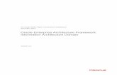 Oracle Enterprise Architecture Framework: Information ... · Enhanced Customer/Citizen Experience: Today’s end users have much higher expectations about the types of information