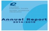 CES Annual Report 2014-2015 FINAL FORMAT ENG · Annual Report 2014-2015 6 Vice President’s Report ! The year 2014-2015 has seen steady progress in advancing the development of the