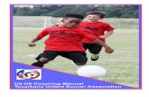 U5-U8 Coaching Manual 1 Texarkana United Soccer …texarkanasoccer.com/wp-content/uploads/U5-U8-Coaching...to the U5-U8 program and there are no cuts made to teams. Positive Coaching: