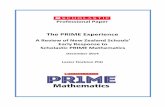 The PRIME Experience · “The way that PRIME breaks down learning into fine steps helps students to make easier sense of what they are learning.” “PRIME really breaks the concepts