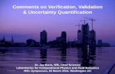 NRL Comments on Verification, Validation & Uncertainty …sites.nationalacademies.org/cs/groups/depssite/documents/webpag… · A Kitchen Sink or a Garbage Disposal? ... path. Let’s