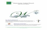 Westminster United Church€¦ · Westminster United Church 1850 Rossland Road East, Whitby, Ontario, L1N 3P2 Tel: (905) 723-6442 Westminster United Church 2018 Annual Report Our