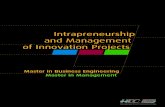 Intrapreneurship and Management of Innovation Projects · Intrapreneurship 4 > 5 Program The specialization in Intrapreneurship and Management of Innovation Projects relies on compulsory