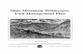 Slide Mountain Wilderness Unit Management Plan · Slide Mountain Wilderness Unit Management Plan OCTOBER 1998 New York State Department of Environmental Conservation Region 3 Office,