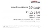 RKA 24.8 24 28 34 - RAD - ING - MAN.INST - 1104A ... tecniche per... · Models RKA 24/8 RKA 24 RKA 28 RKA 34 CE Certification n° 0694BN3485 Appliance Type B23p – B33 - C13 - C33