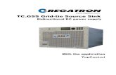 TC.GSS Grid-tie Source Sink - REGATRON€¦ · TC.GSS power supplies. The system is used as a constant current, voltage and power source or current/power sink. To be able to obtain