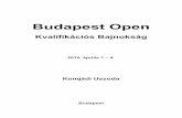 Budapest Open - Swim.huswim.hu/files/jegyzokonyv/20150401_BpOpen_jk.pdf · 2015-05-21 · Budapest Open Kvalifikációs Bajnokság HEATS 2015. április 1. - április 4. ELŐFUTAMOK