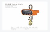 EAGLE Crane Heavy duty outer cast aluminium casing • 30mm ...€¦ · • Optional Wireless 1.8" LED External display Scale quattro kg EAGLE BATTERY ZERO RECALL OWOFF 0 STABLE Models