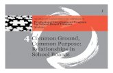 4 Common Ground, Common Purpose: Relationships in School ... · Module 4 Common Ground, Common Purpose: Relationships in School Boards Association des conseils scolaires des écoles