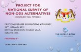 FIRST STAKEHOLDER CONSULTATIVE WORKSHOP 30TH …€¦ · Stages of Project Development 1. Establish by survey past HFCs consumption for years between 2015 and 2018 2. Project HFC