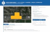 SITE AVAILABLE | ± 8.5 ACRES | HAMMEL CREEK COMMONSvil.shorewood.il.us/departments/.../econ-dev/Sites/... · Donuts, Pop’s Beef, and Lenny’s Gas n’ Wash DEMOGRAPHICS (based