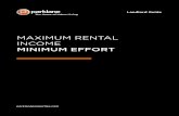 MAXIMUM RENTAL INCOME - Parklane Properties · Investing in rental property can be a reliable medium to long-term investment strategy, providing monthly rental income and the potential